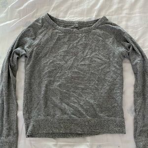 Grey sweater tee